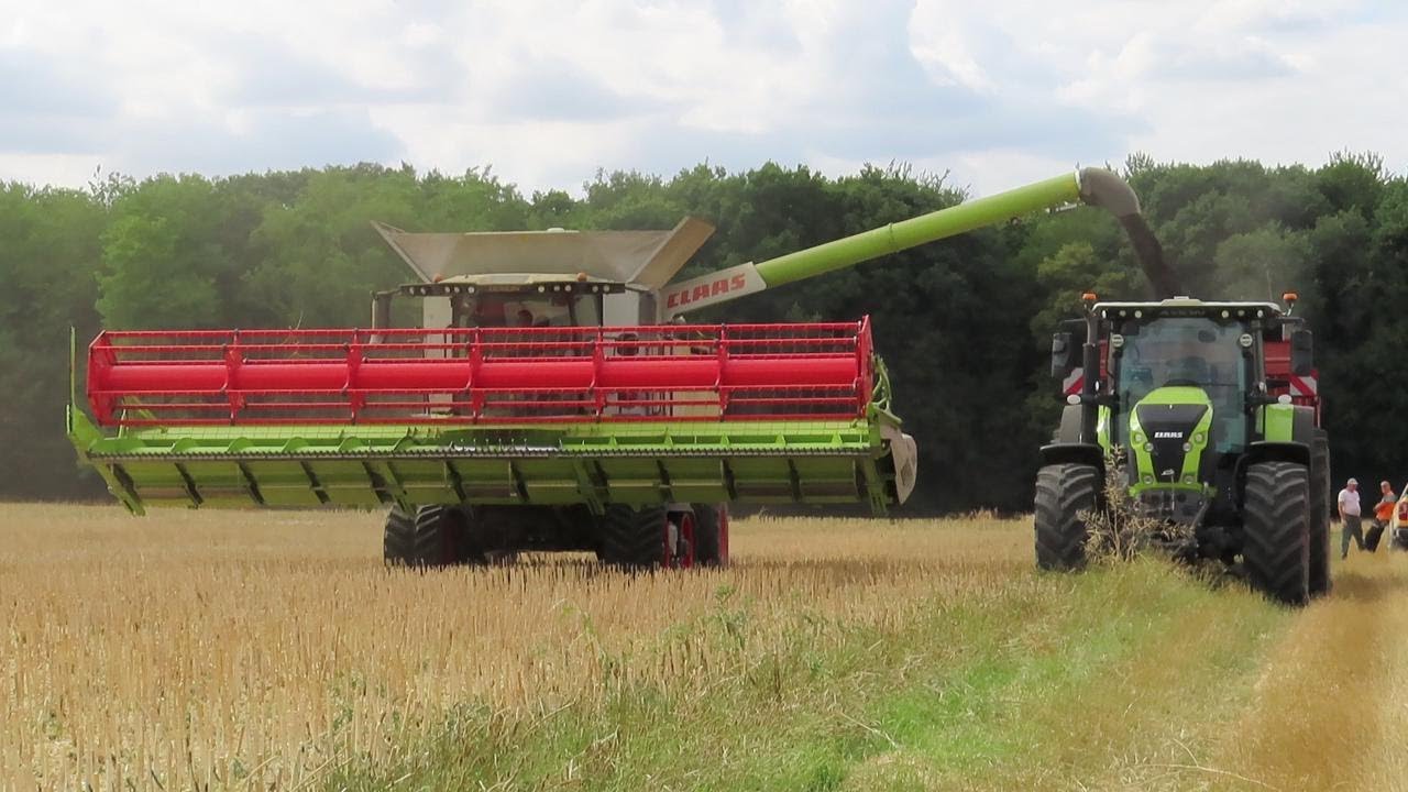 - La moisson en Seine-et-Marne c'est pratiquement fini -