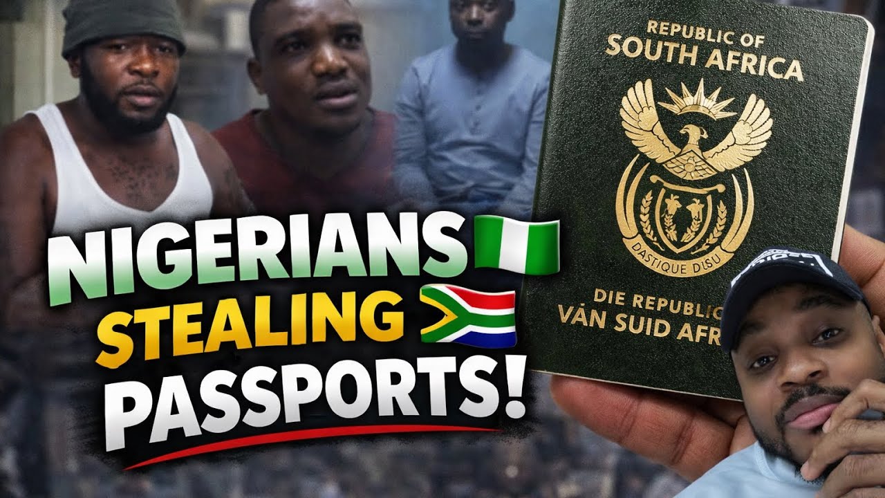 NIGERIANs🇳🇬 STEALING SOUTH AFRICAN🇿🇦 PASSPORT IDENTITY THEFT
