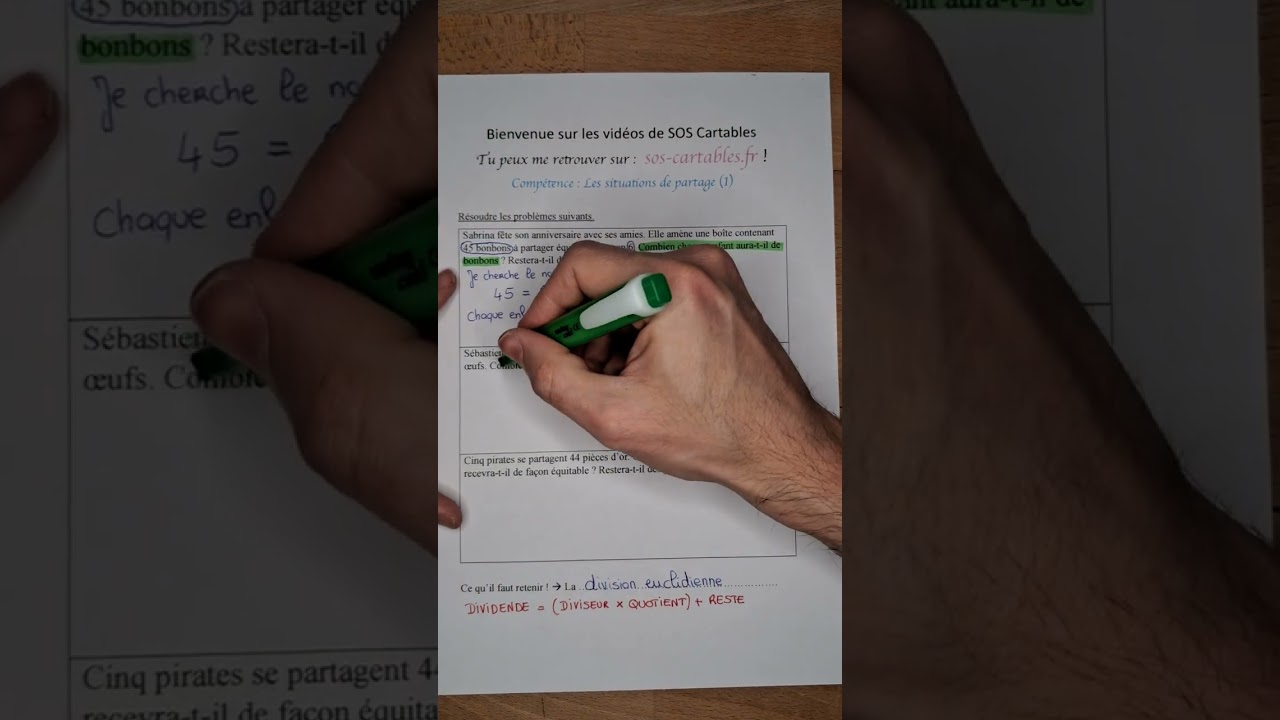 Les situations de partage : niveau 2