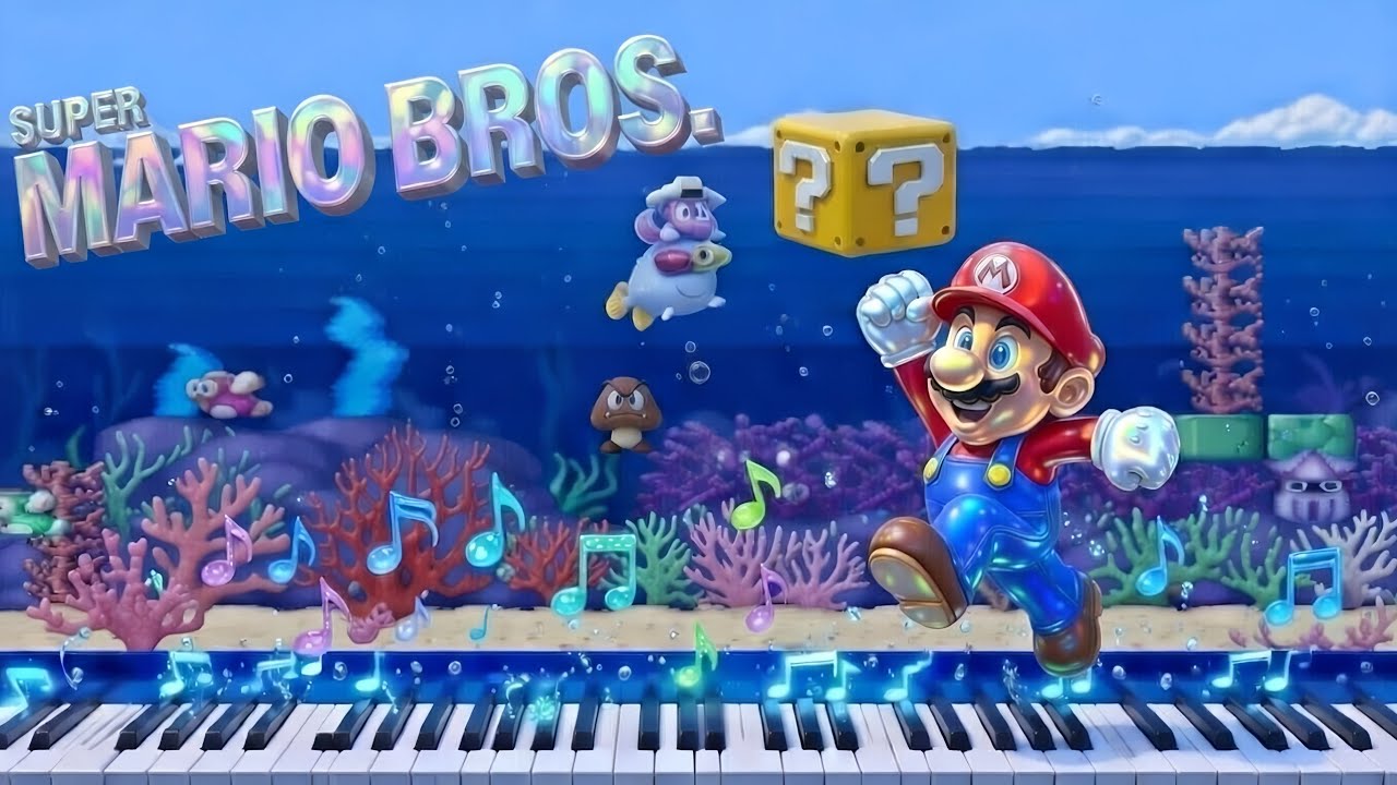 Super Mario Bros 🧱 Underwater 🎹MIDI SF2 Original🎹