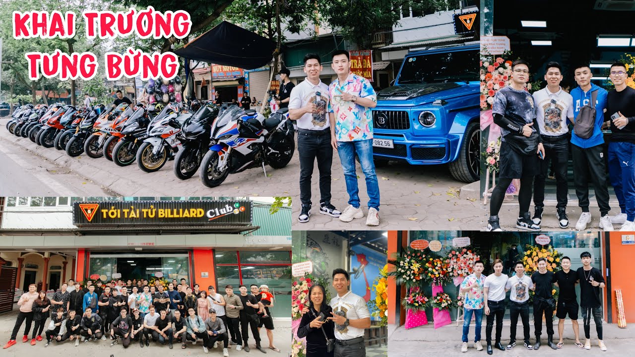 Khai Trương Quán Bi-A Tới Tài Tử Sau 300 Ngày Thi Công | Quá Trời Xe Motor.