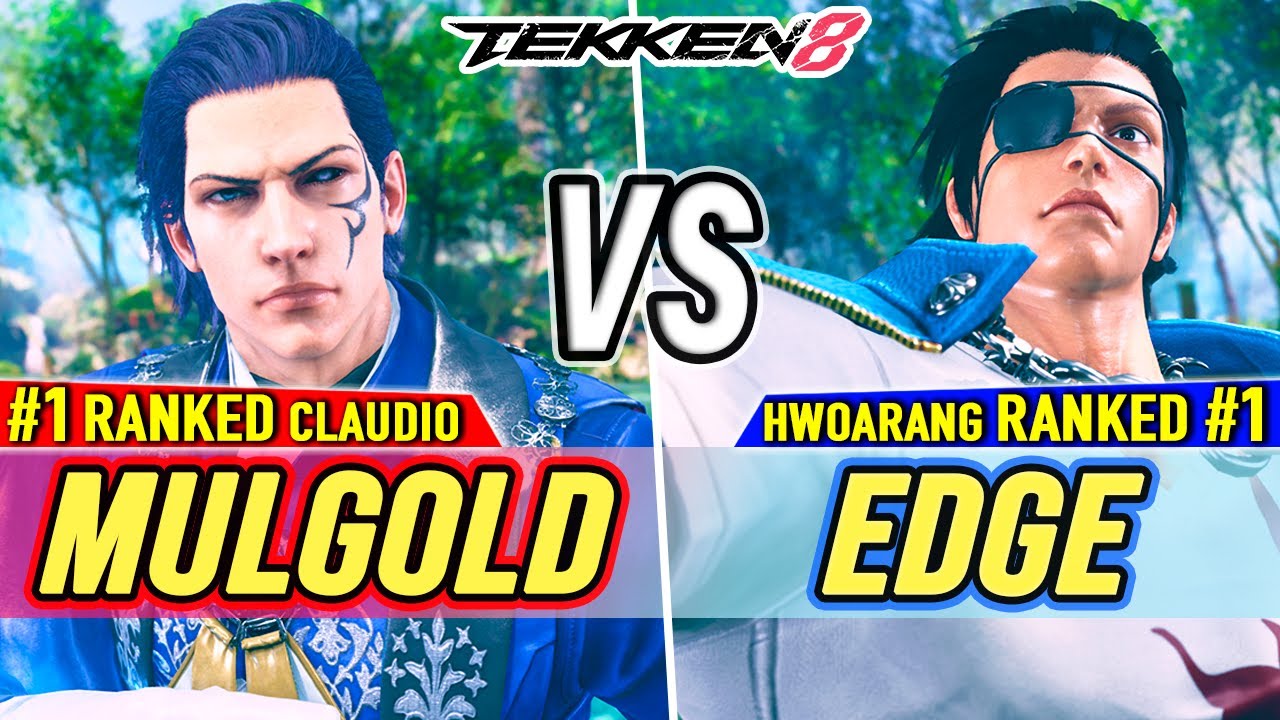 T8 🔥 Mulgold (#1 Ranked Claudio) vs EDGE (#1 Ranked Hwoarang) 🔥 Tekken 8 High Level Gameplay