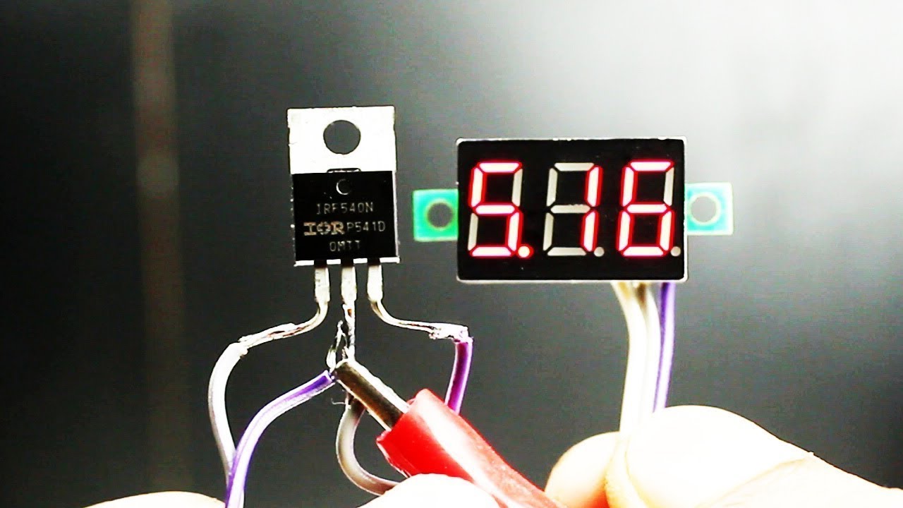 How to make low cost digital variable power supply using mosfet irf540n