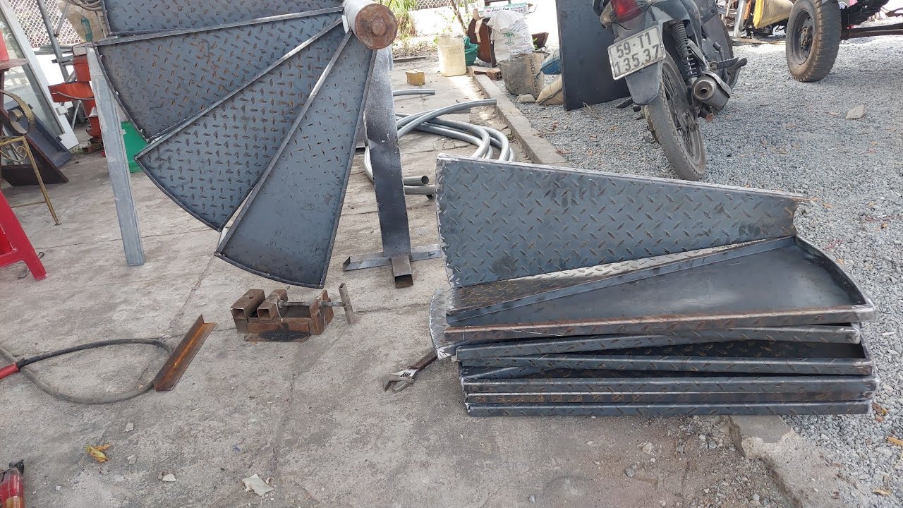 Hướng dẫn gia công mâm xoắn ốc ,tôn gần dày 3mm 0979.658.309