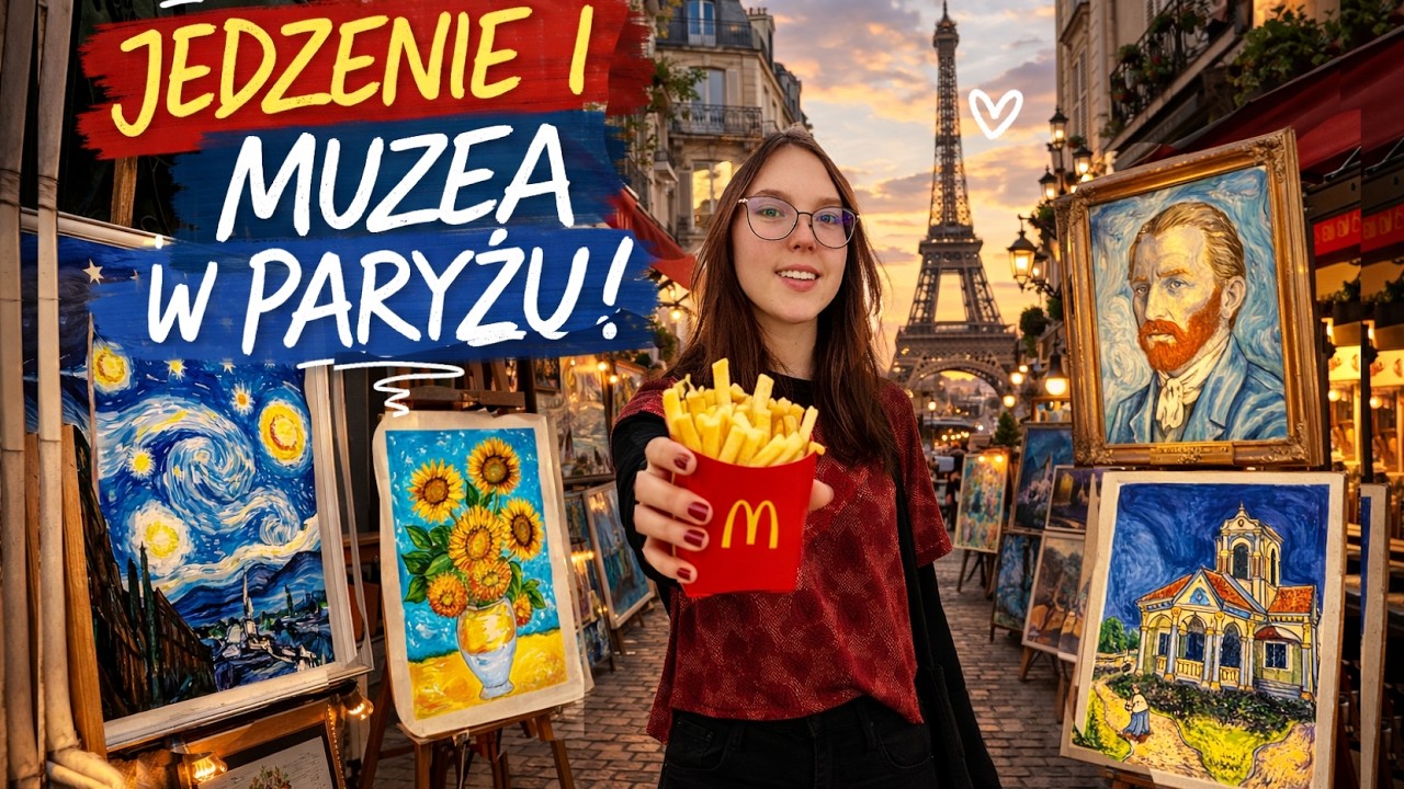 Całz dzień jedzenia i oglądania obrazów w Paryżu 🖼️✨🇨🇵