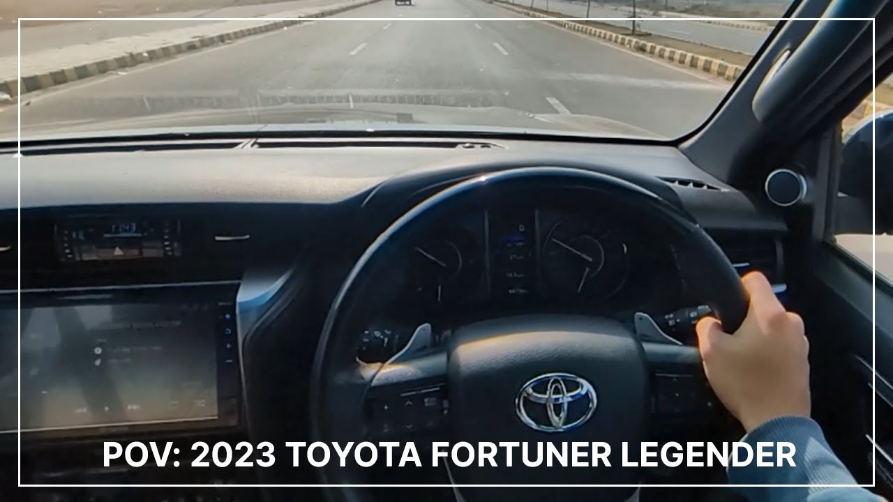 POV: Driving a 2023 Toyota Fortuner Legender in Lahore, Pakistan