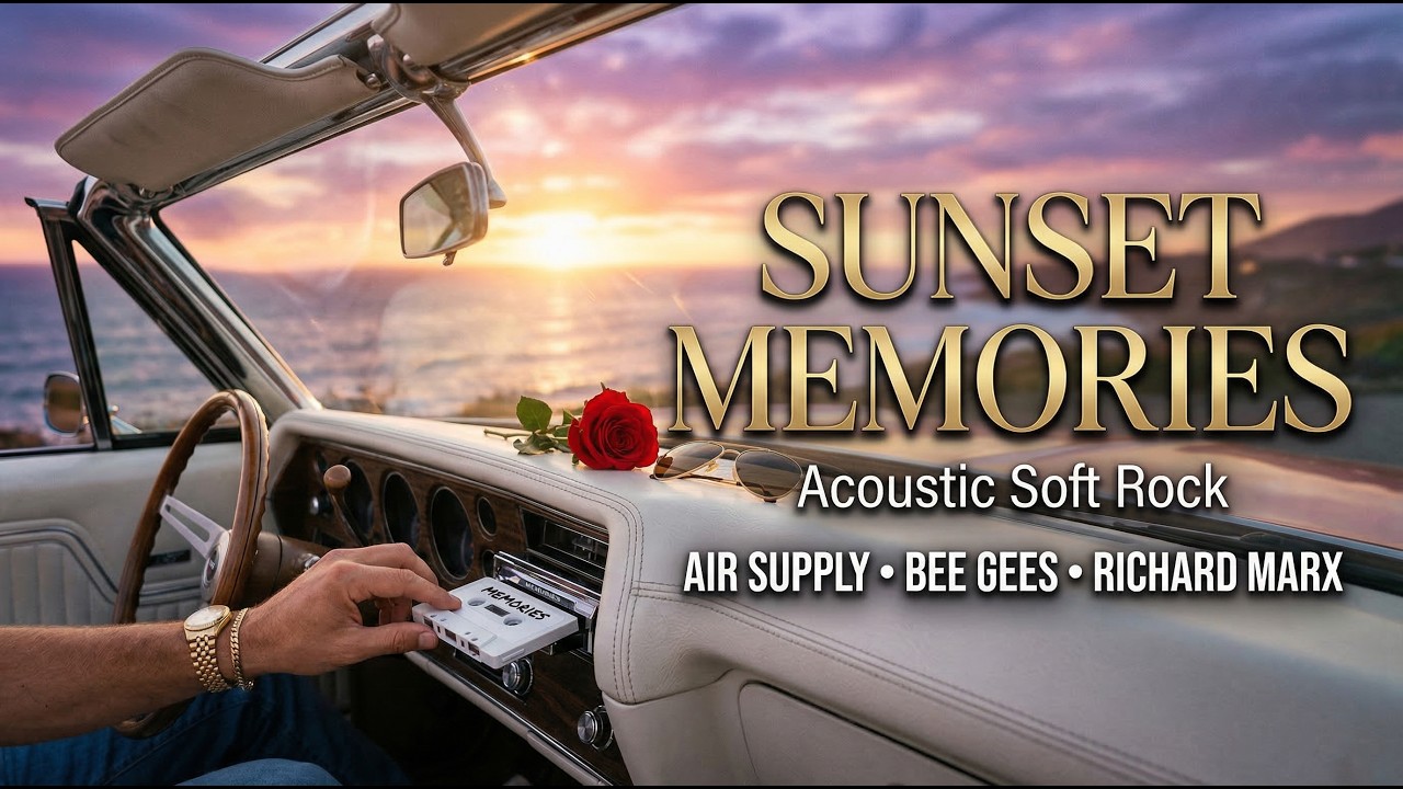 Sunset Memories 🌅 Beautiful 70s 80s Soft Rock & Acoustic Oldies (1 Hour Mix)
