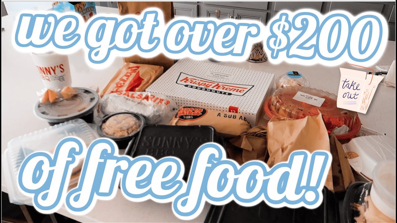 WE GOT OVER $200 OF FREE TAKE-OUT FOOD🎉 BIRTHDAY FREEBIES 2020