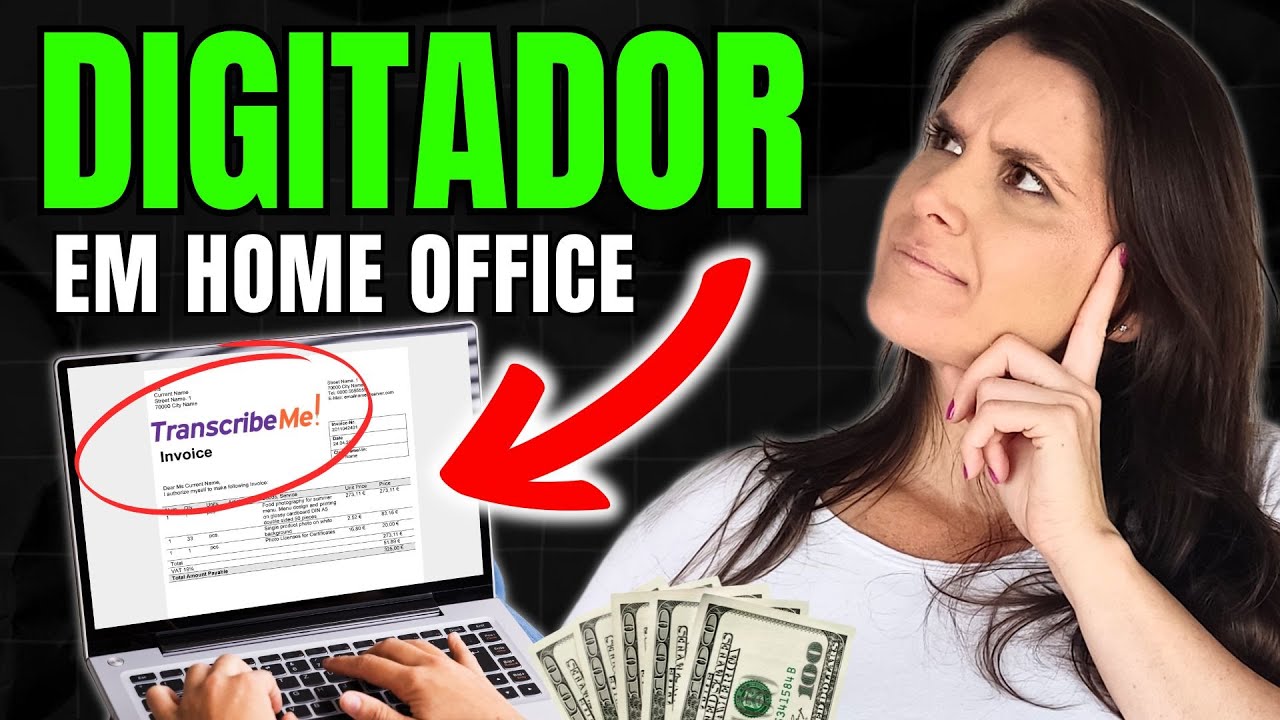 TRABALHO de DIGITADOR ONLINE HOME OFFICE Para INICIANTES Sem EXPERI&Ecirc;NCIA | Trabalhe Como Transcritor