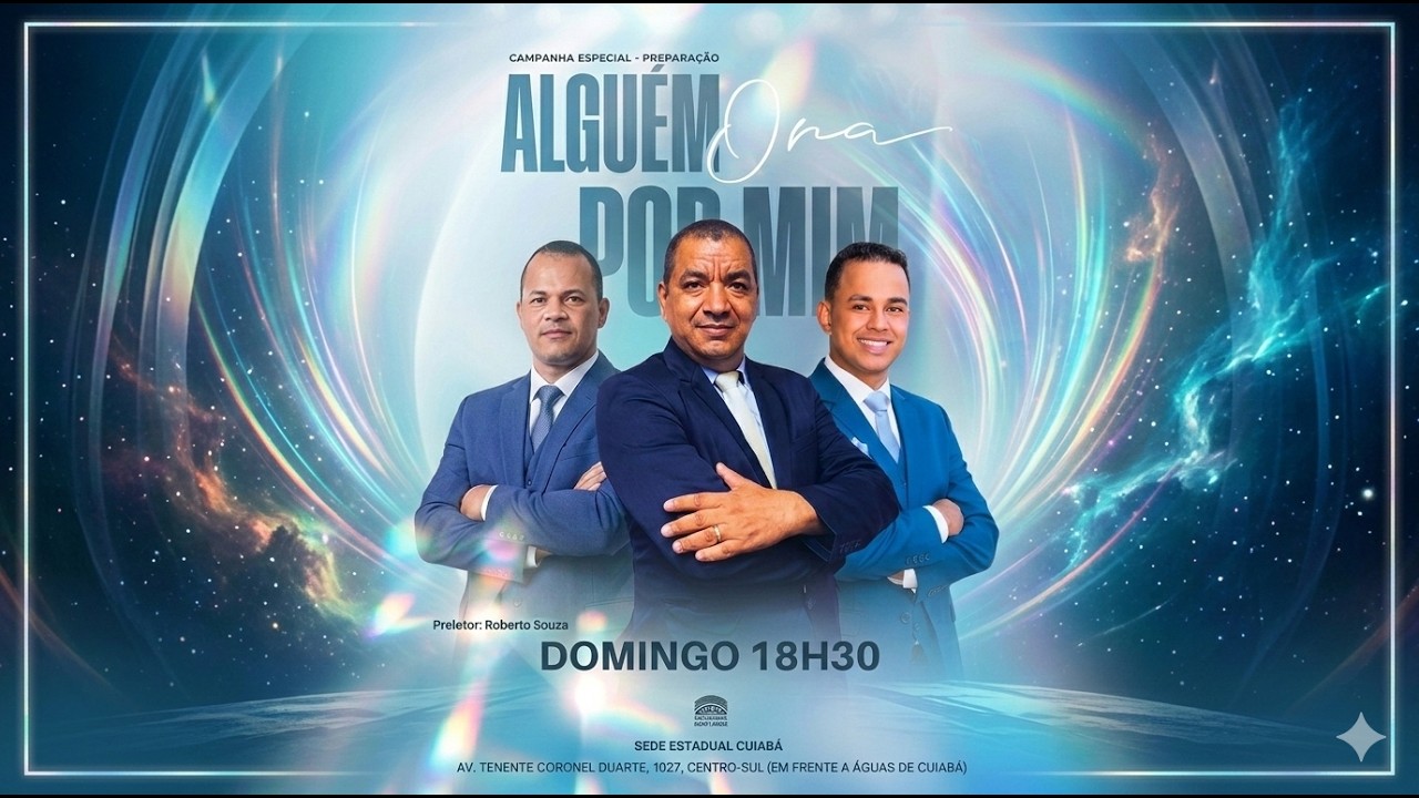 08/03/2026 - Domingo | Culto da Familia | Coop. Roberto
