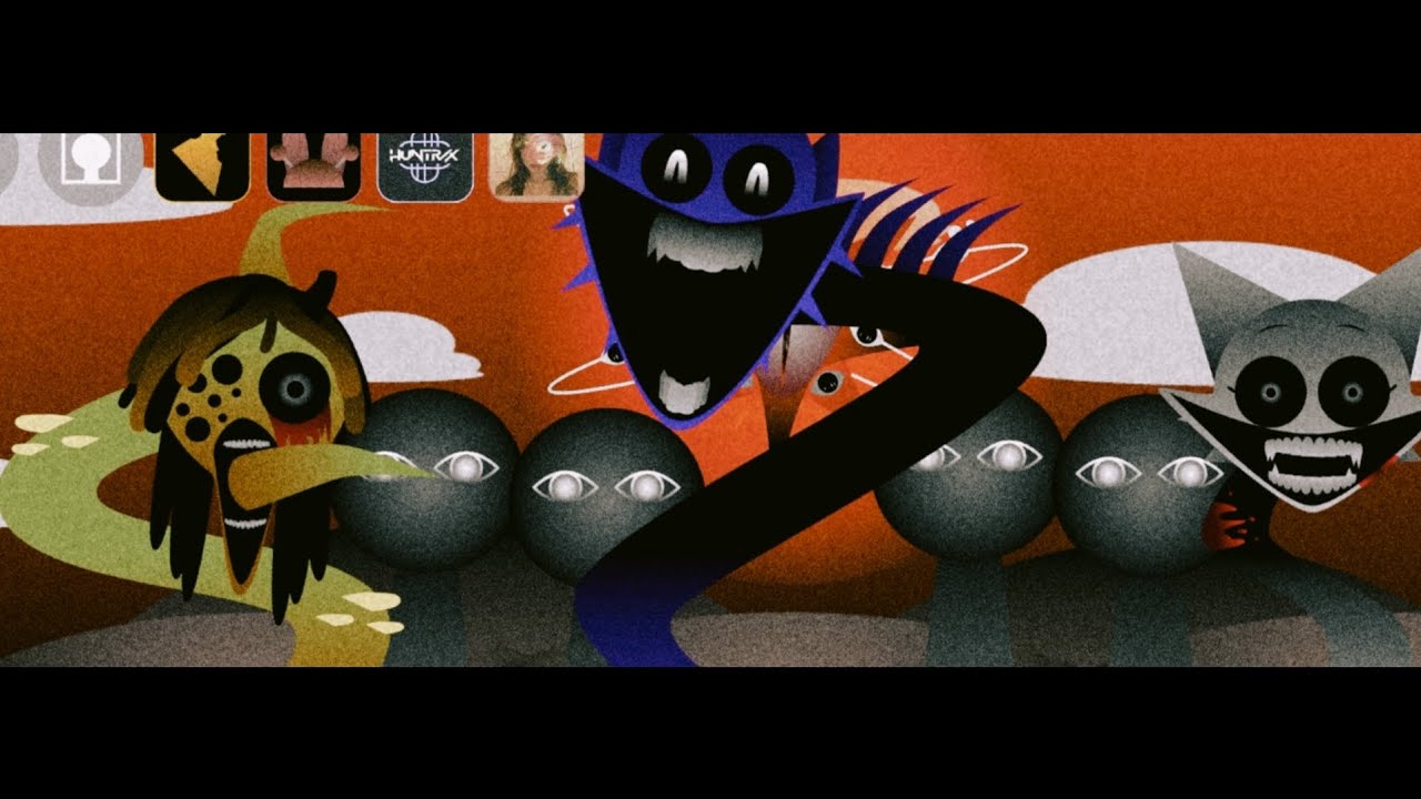 Agr começou o grande desastre!!!!-sprunki(phase 6 scarlarct Sun)mix!!!