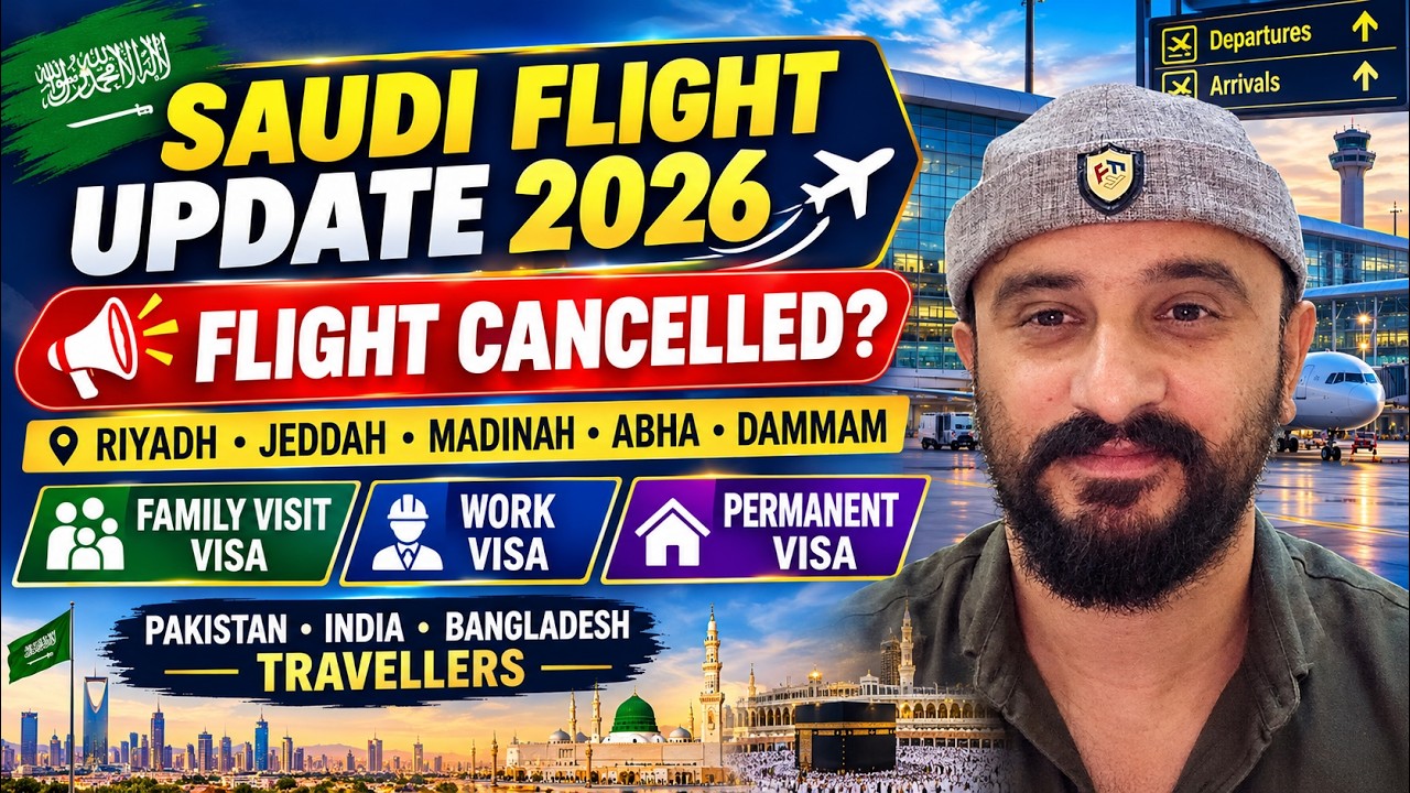 Saudi Flight Update 2026 ✈️ Flight Cancellation & Schedule | Riyadh, Jeddah, Madinah, Abha, Dammam