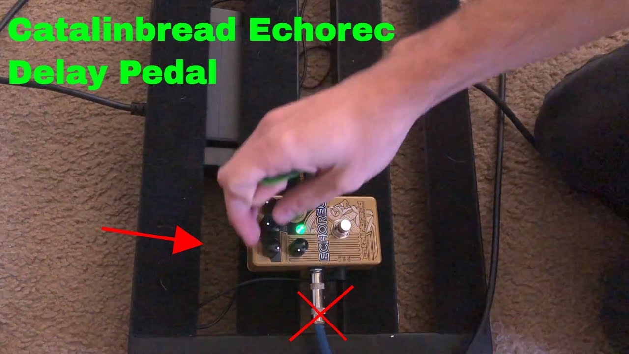 ✅  How to Use Catalinbread Echorec Guitar Delay Pedal Review