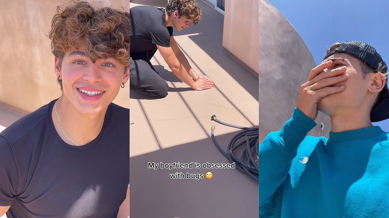 My boyfriend is OBSESSED with bugs 🤢 #shorts | Nicky and Pierre #NiPi