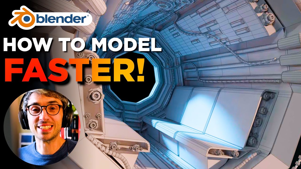 My Workflow For Speed Modelling in Blender! Creating An Escape Pod Blender Tutorial