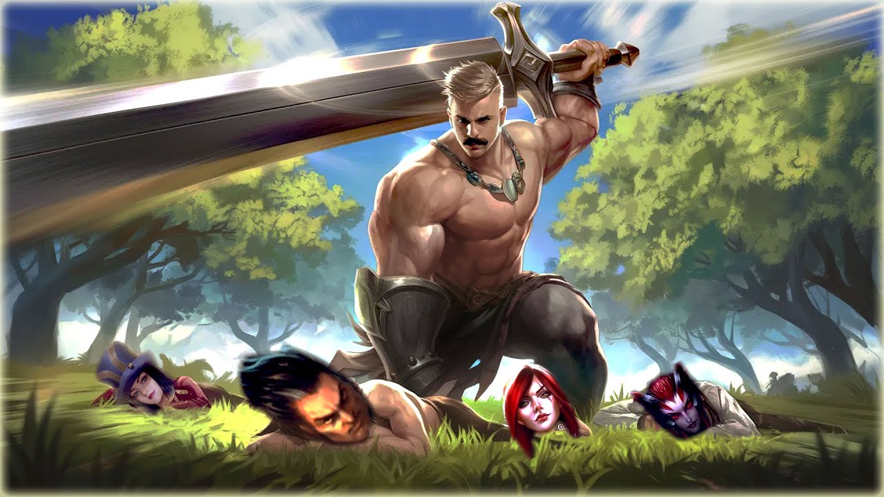 COMO UM GAREN MID PODE DESTRUIR UM JOGO SEM PRECISAR PENSAR MUITO KKKK