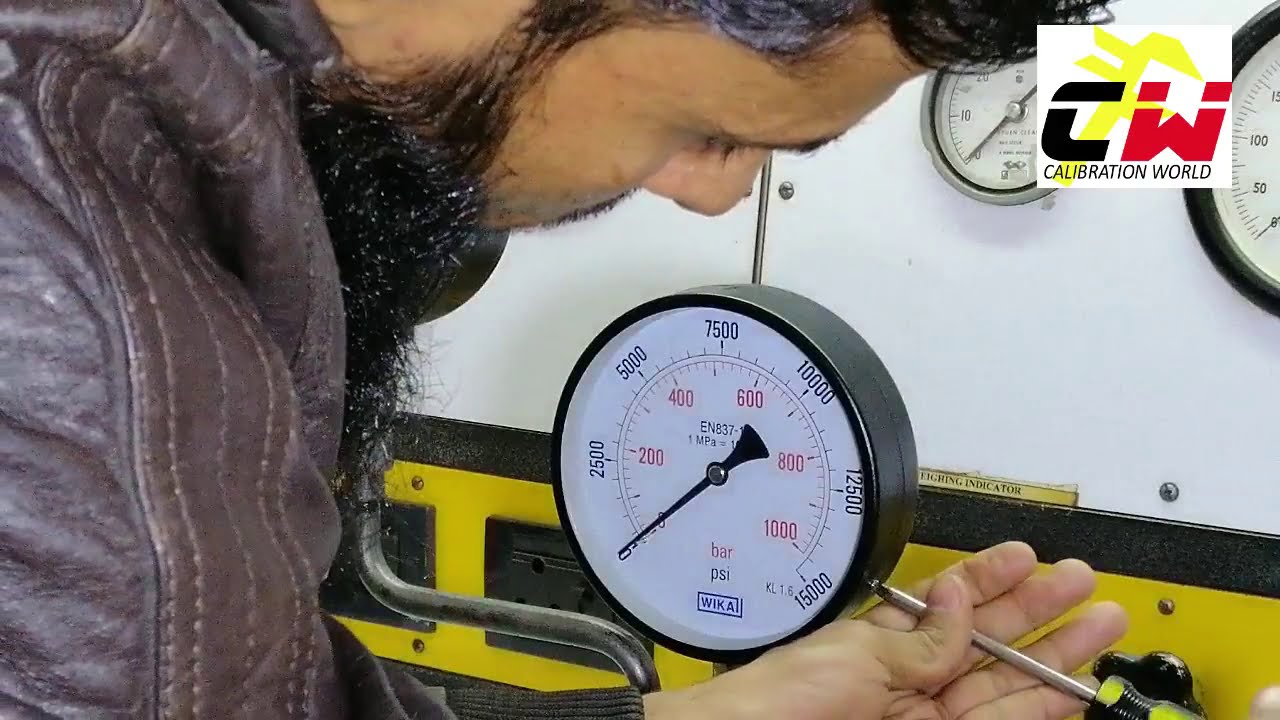 CALIBRATION OF DIAL PRESSURE GAUGE | HOW TO CALIBRATE PRESSURE GAUGE | CALIBRATION WORLD PK