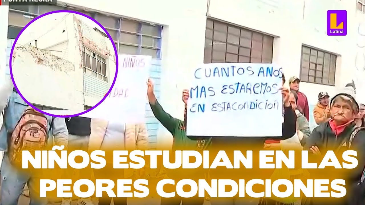 Niños estudian en colegio con pésimas condiciones hace más de 20 años | Arriba mi Gente