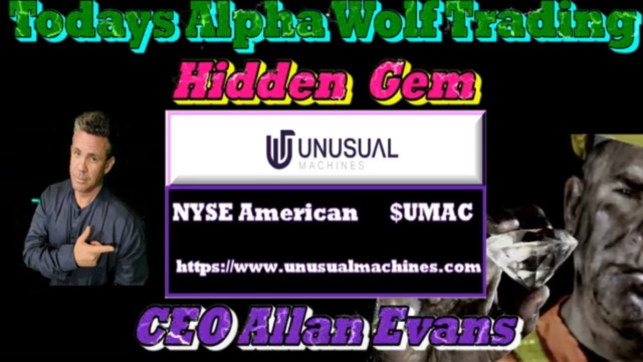 Unusual Machines Inc CEO Allan Evans $UMAC interview with Alpha Wolf ( Impact Stock)