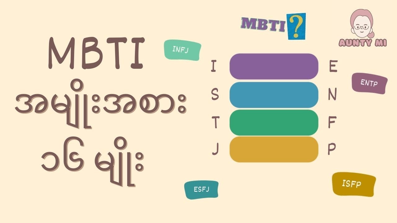 MBTI ၁၆ မျိုး by Aunty Mi #11