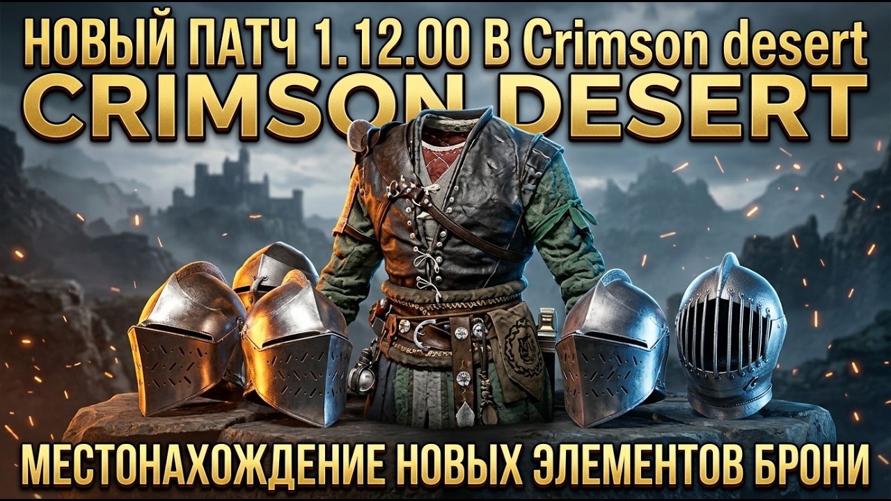 Где найти НОВУЮ БРОНЮ в ОБНОВЛЕНИИ  Crimson Desert  | Патч 1.12.00