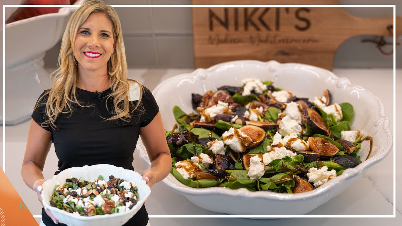 Nikki's Fig and Goat Cheese Salad recipe