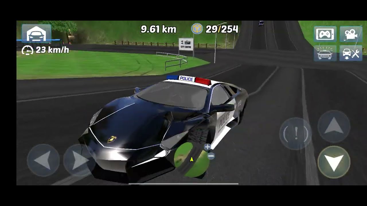 EXTREME POLICE LAMBORGHINI CAR DRIVING SIMULATOR 