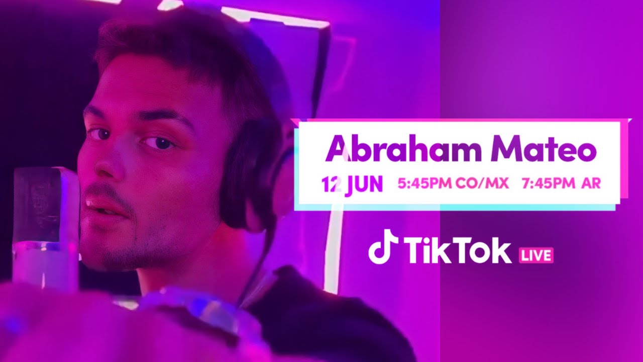 ABRAHAM MATEO en el festival #SuenaEnTikTok
