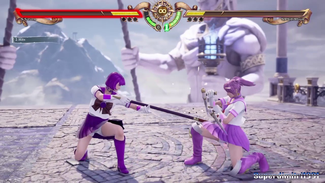 Soul Calibur 6-Sailor Saturn Vs Sailor Chibi Moon