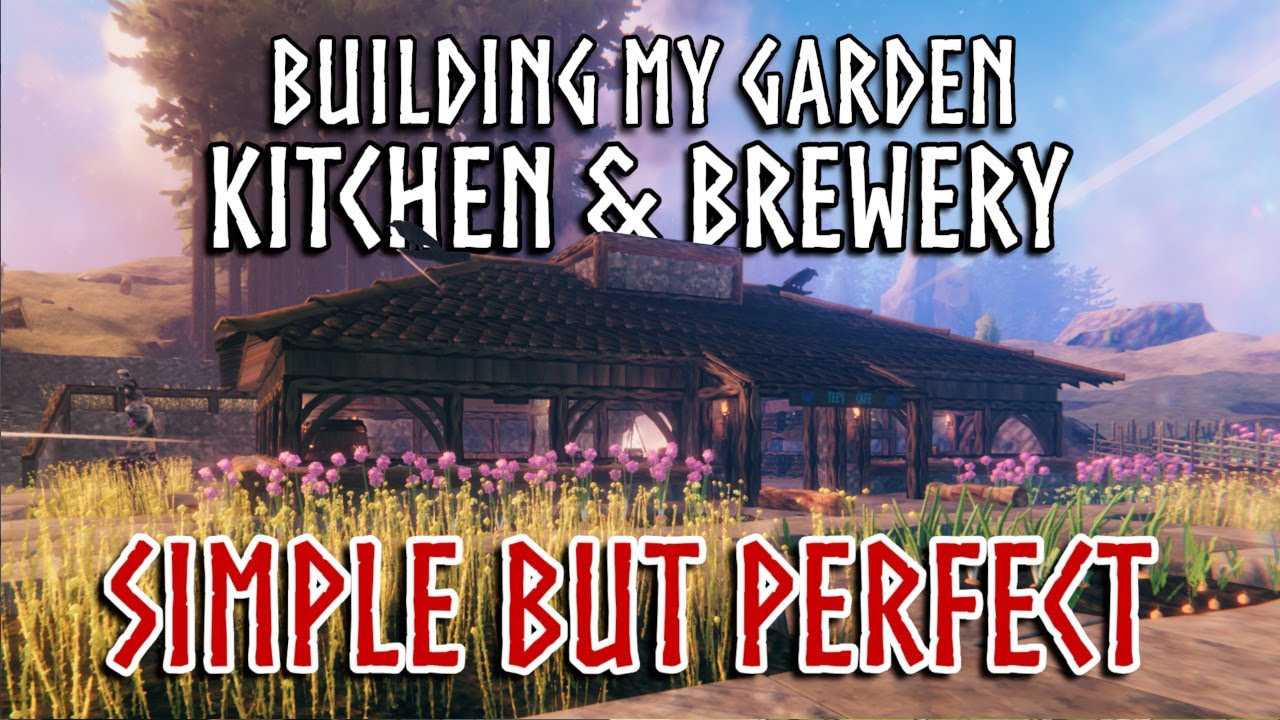 How to Build A Perfect Valheim Kitchen & Brewery (Efficient Chimney Design!) | Valheim 2025