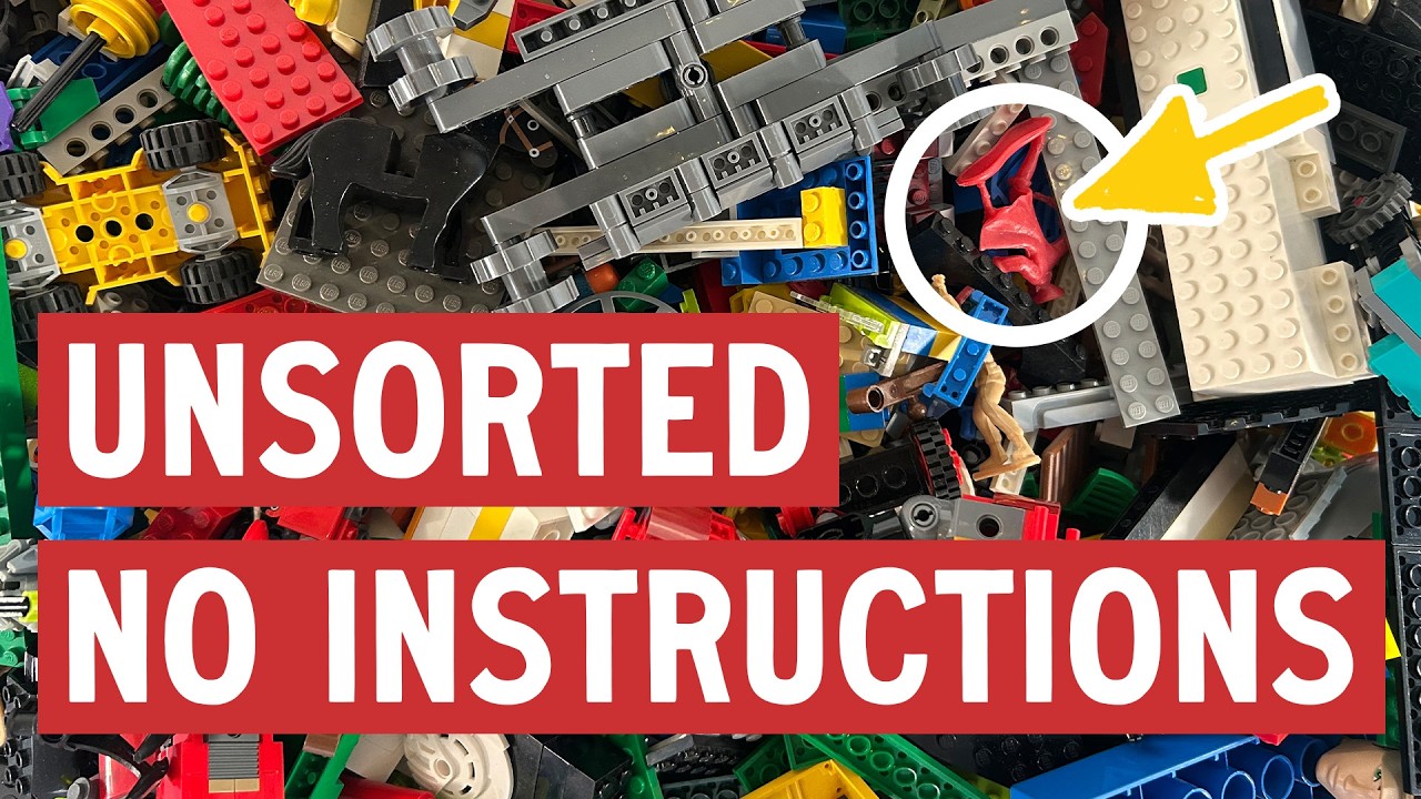 I built unsorted LEGO with no instructions! | Episode 001