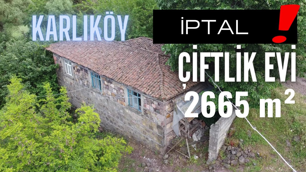 [SATIŞ İPTAL] ÇİFTLİK EVİ 2665 m² ARAZİ İÇİNDE ÇANAKKALE ÇAN KARLIKÖYDE