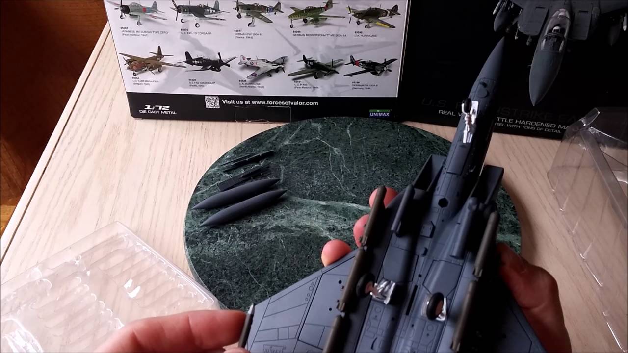 Forces of Valor F 15E Strike Eagle model Airplane