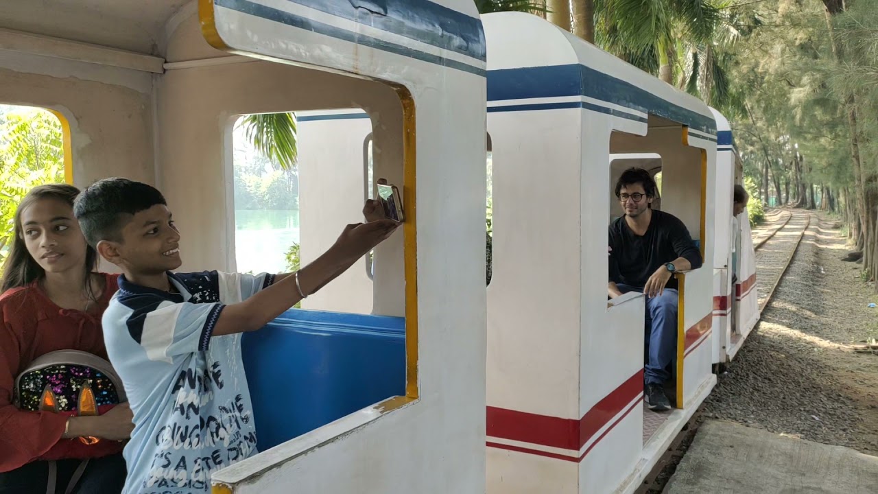 Toy train ride in Daman