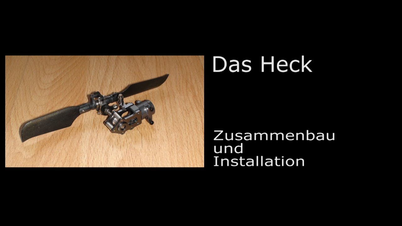 HK 450 GT (T-Rex Clone) Aufbauanleitung Teil 5 - Das Heck