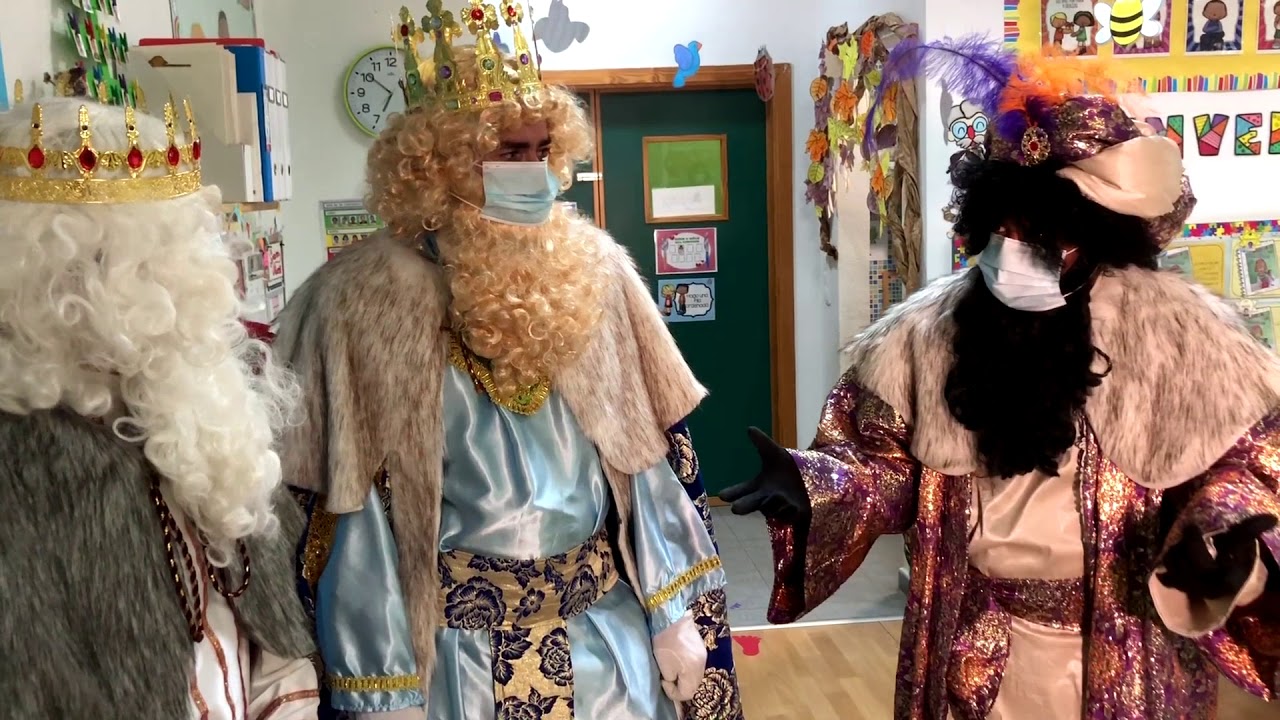 Llegada de los Reyes Magos a nuestro cole. Ceip Las Lomas