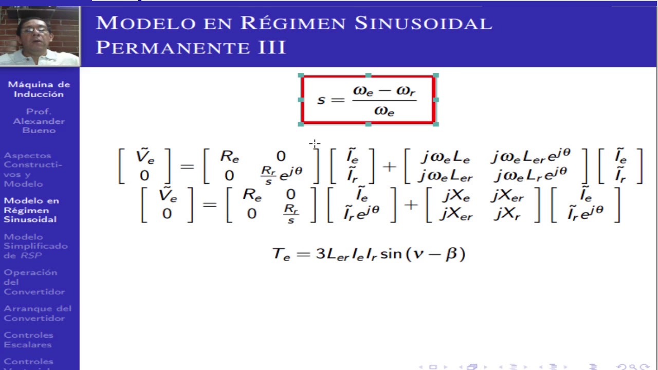 Tema 2: Modelo de Régimen Sinusoidal Máquina de Inducción