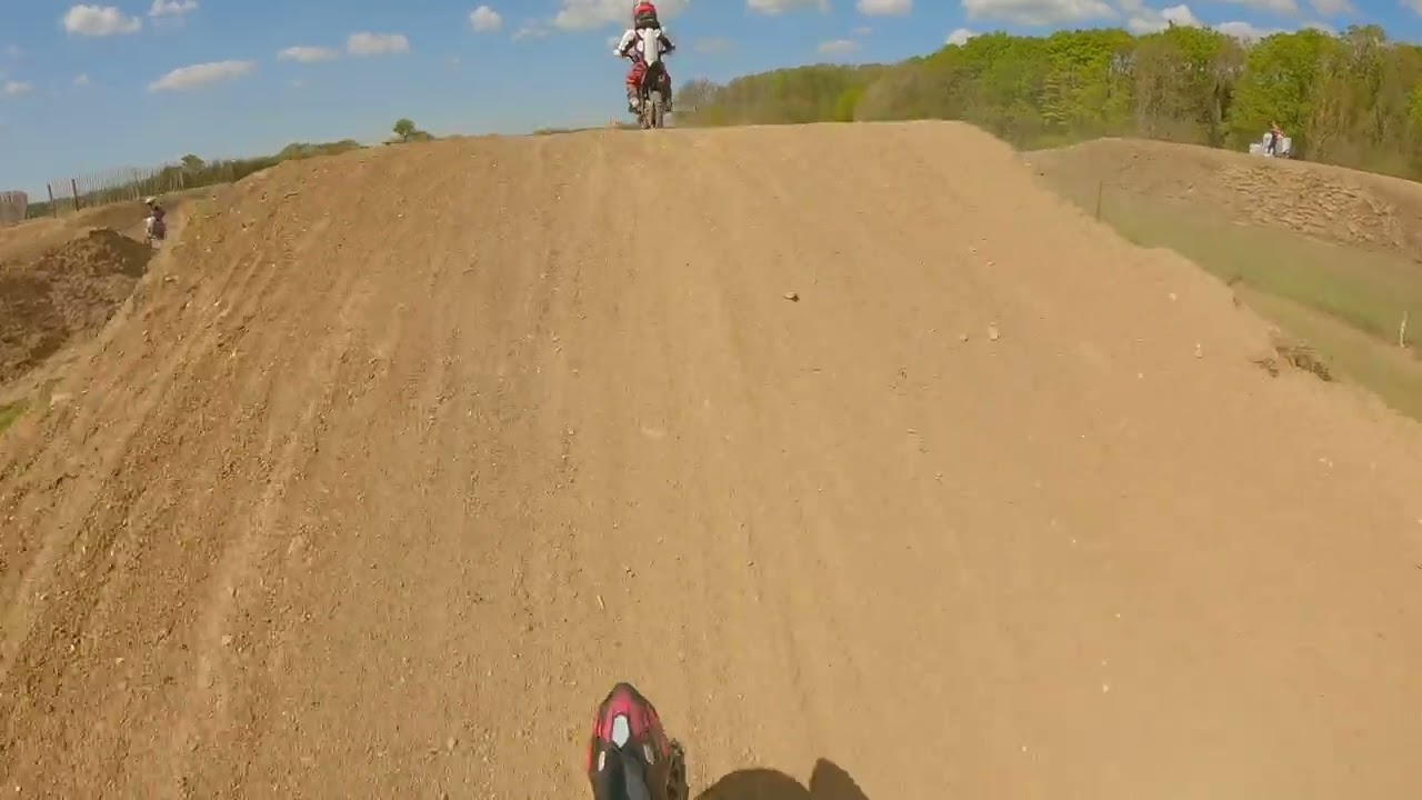 2 laps around the Mini track at Greenfield Dirt Track