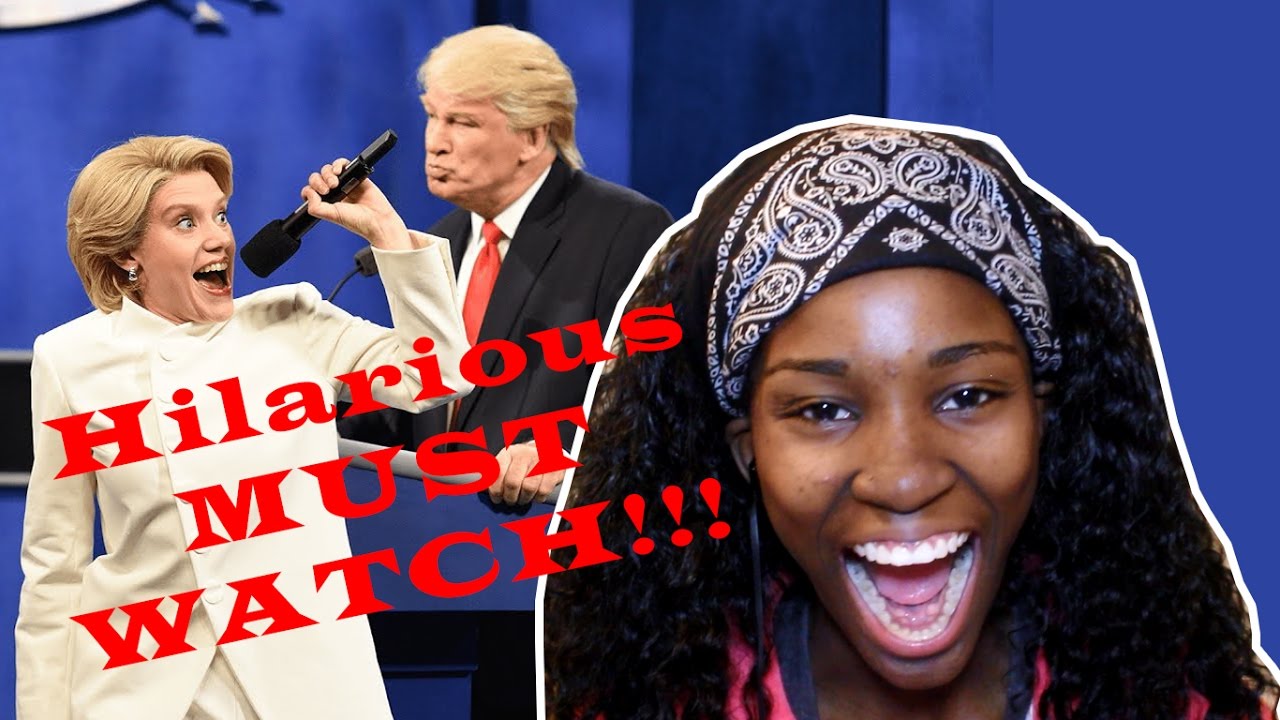 Saturday Night Live- Hillary Clinton Vs Donald Trump Debate Cold Open- REACTION!