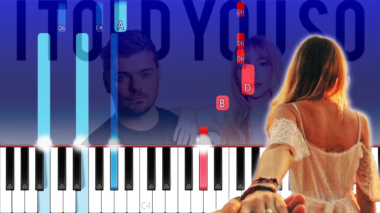 How To Play - Martin Garrix & Jex - Told You So - Chords Version (Piano Tutorial)