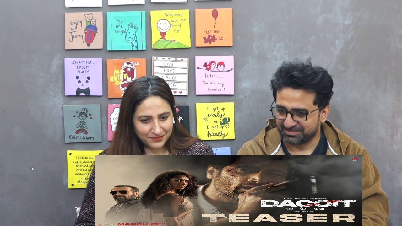 Pak Reacts Dacoit Teaser (Hindi) | Adivi Sesh | Mrunal Thakur | Anurag Kashyap | Shaneil Deo