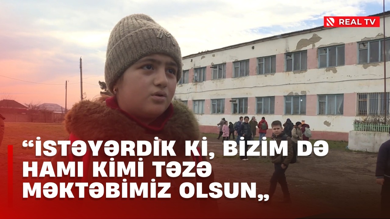 Gücü tükənən, qəzalı Yergüc kənd orta məktəbi