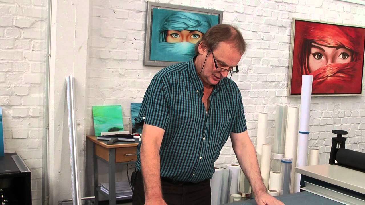 Video Guide Laminator 11 - Mounting prints behind acrylic