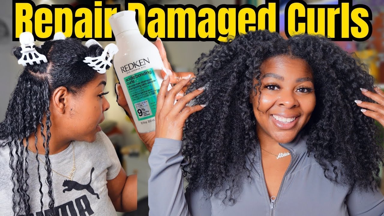 How To: Repair DAMAGED Curly Hair At HOME - FOR GOOD!!