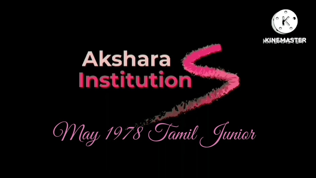 Shorthand May 1978 Tamil Junior