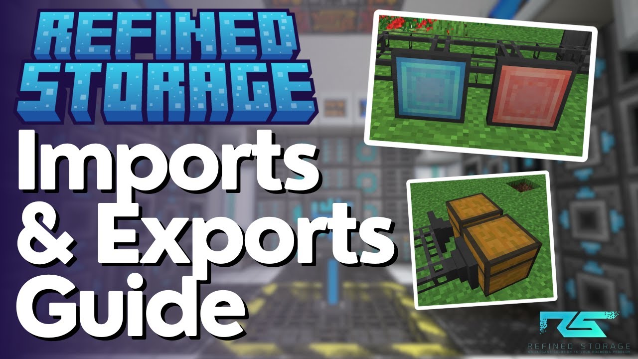 How to use Exporters & Importers in Refined Storage