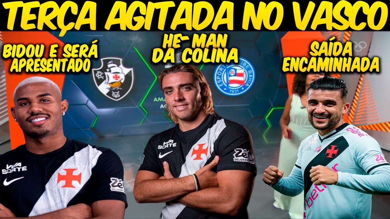 GLOBO ESPORTE RIO💢TERÇA💢VASCO CORRE PARA REGULARIZAR O ATACANTE SPINELLI💢CUIABANO💢VICTOR LUÍS💢E+