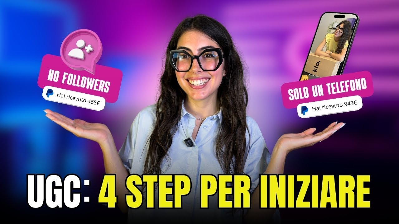 Come diventare UGC Creator nel 2025  | Cosa sono gli UGC e quanto si guadagna💰 Non servono followers