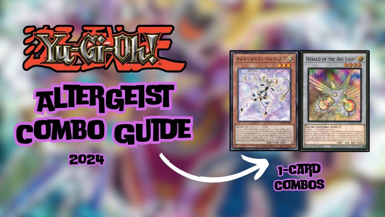 Yugioh Insane* Altergeist Combo Guide - This deck has 1 card combos !?