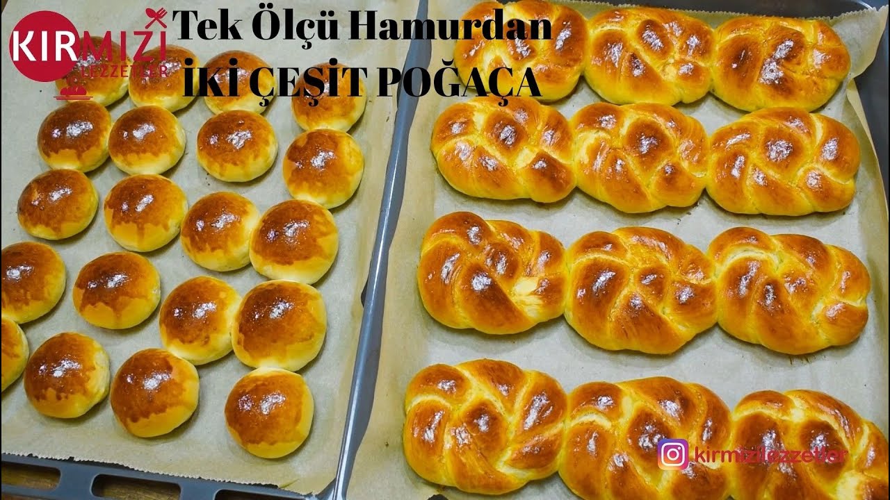 DÜĞMÜK POĞAÇA 💯👌/SAKALLI POĞAÇA‼️  TARİFİ/1 ÖLÇÜDEN 2 ÇEŞİT YUMUŞACIK PUF PUF  POĞAÇALAR